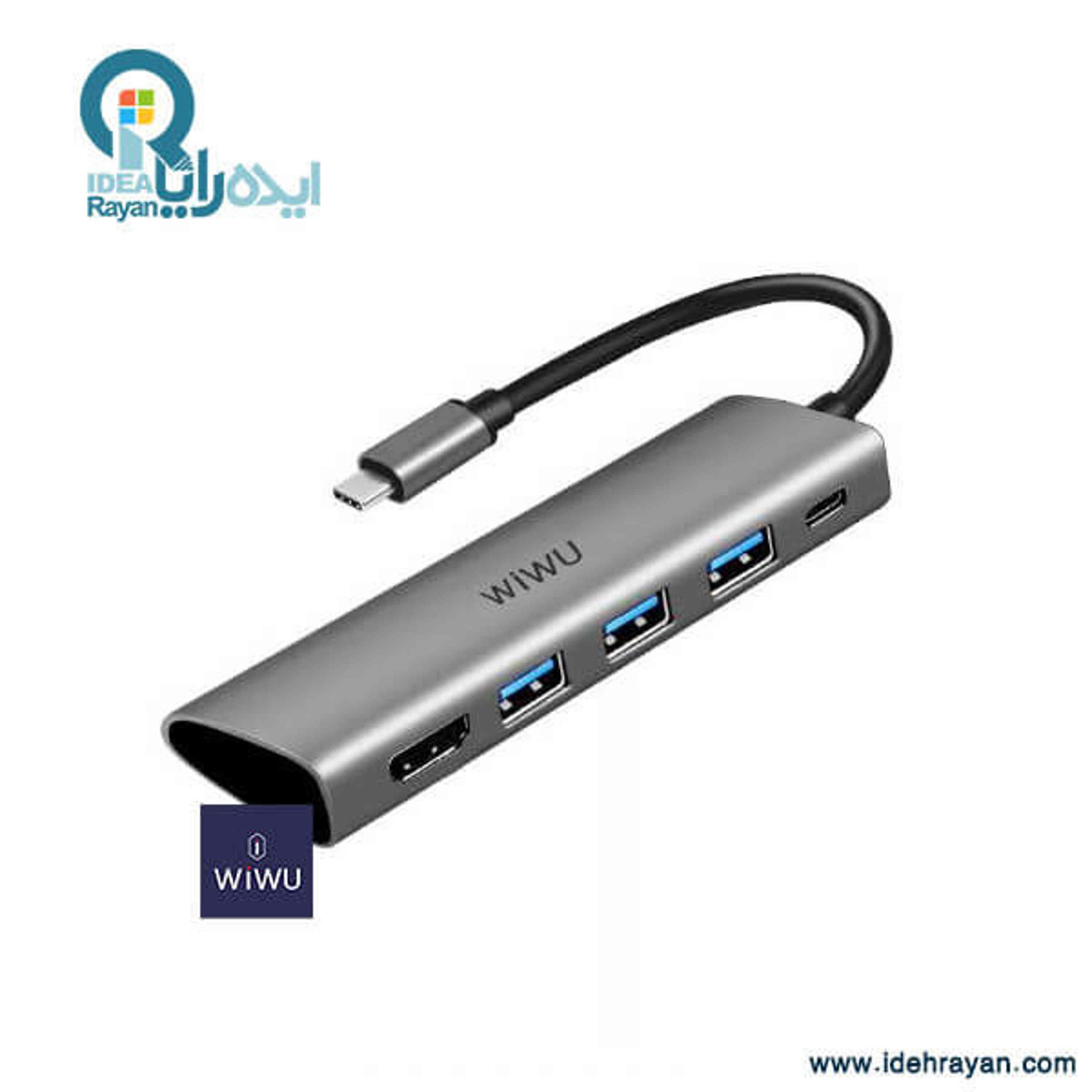 هاب 5 پورت USB تایپ C ویوو مدل Alpha 531H